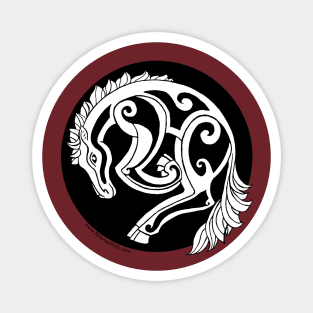 White Horse Celtic style Magnet